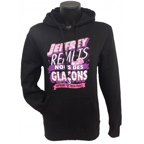 Sweat Soprano avec Capuche Jeoffrey Fresh Prince Noir FEMME