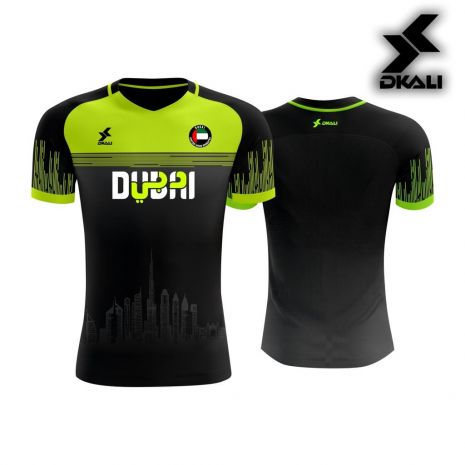 Dkali T-shirt 2019 Dubai Blanc Jaune
