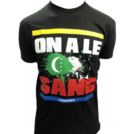 T-Shirt on a le sang COMORES 2020