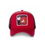CAPSLAB  - CASQUETTE TRUCKER SONIC 100% ROUGE by Capslab