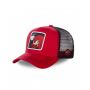 CAPSLAB  - CASQUETTE TRUCKER SONIC 100% ROUGE by Capslab