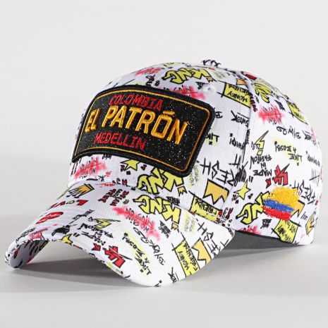 Casquette El Patron Plaque Blanc CAPSLAB