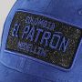 BLING STREET  Casquette Suédine El Patron Bleu CAPSLAB