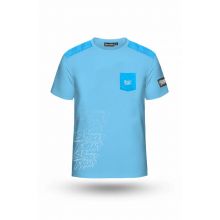 NOUVEAU T-SHIRT STREETFIGHT "MILANO" BLEU CYAN 